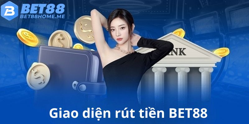 Giao diện thao tác rút tiền rõ ràng, dễ thực hiện.